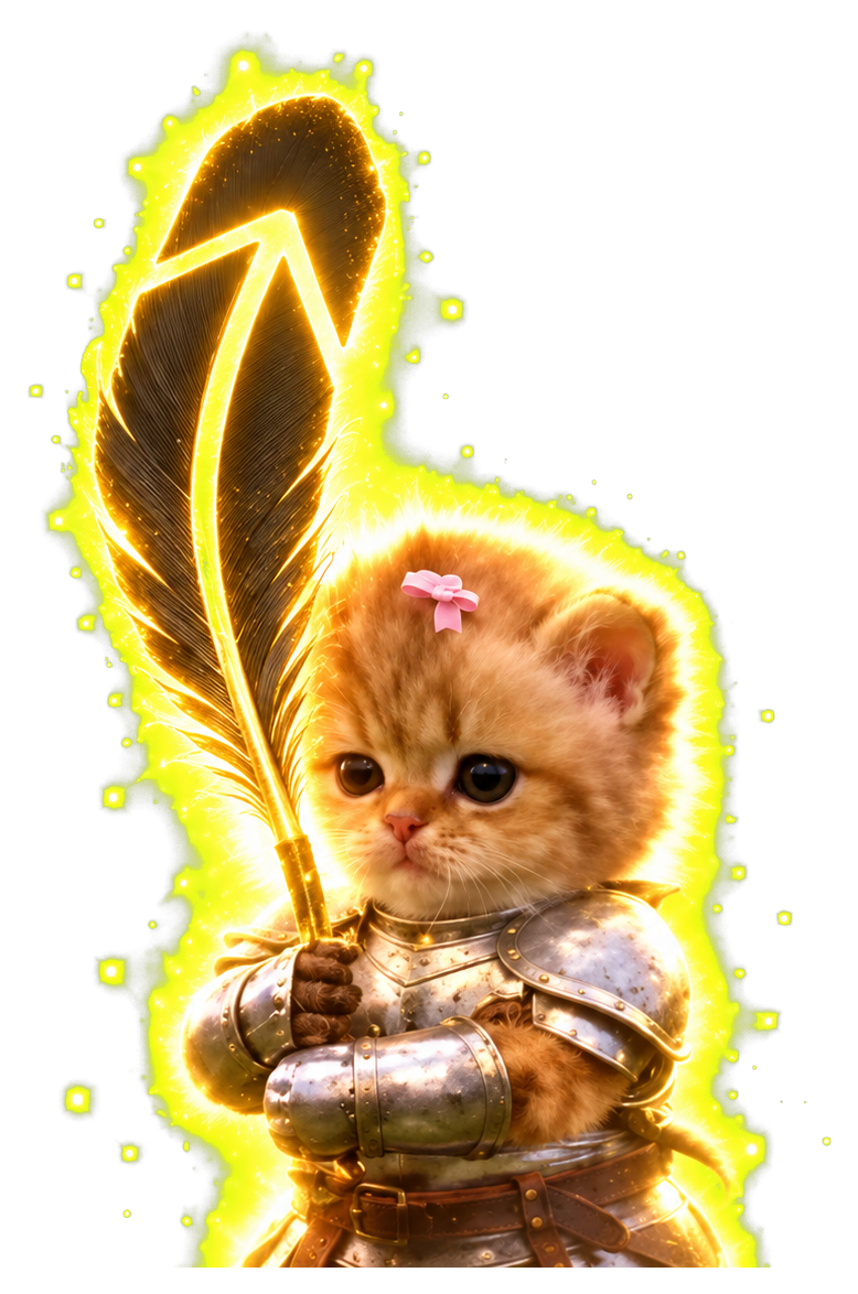 Hoodcat portrait